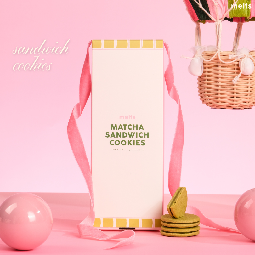 Melts Matcha Sandwich Cookies
