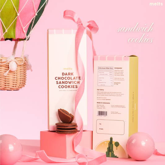 Melts Dark Chocolate Sandwich Cookies